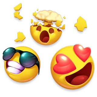 Win emojis – Bubbles