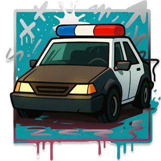 Police car – Chicken Royal