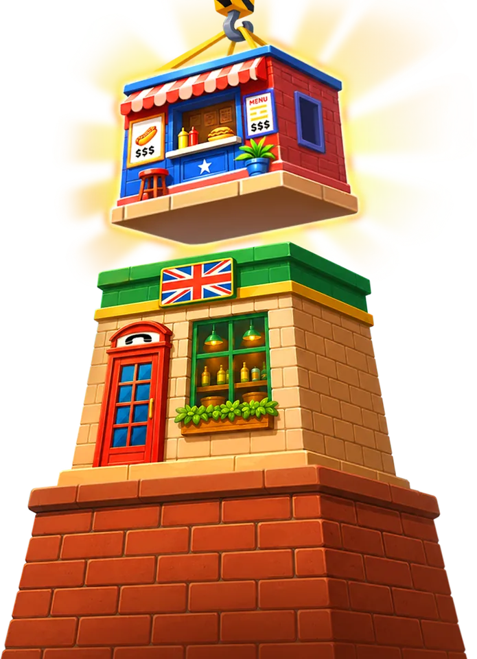 The finished tower – MegaBlock Empire