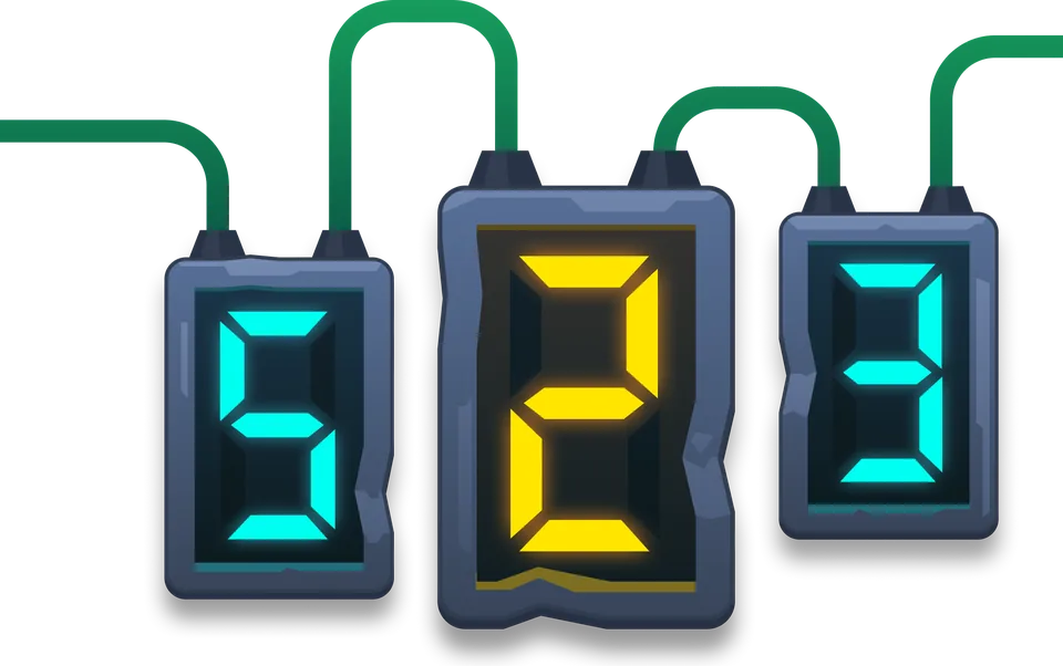 The game display – Robo Dice