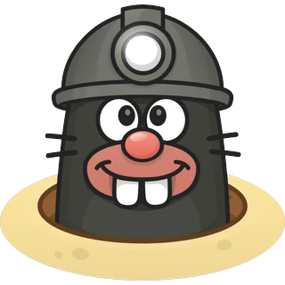 Mole with mining lamp – Topo Mole