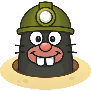Mole with green helmet – Topo Mole