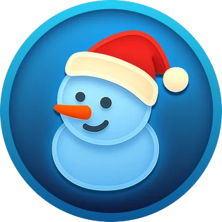 Snowman (blue ring) – Twist X-mas